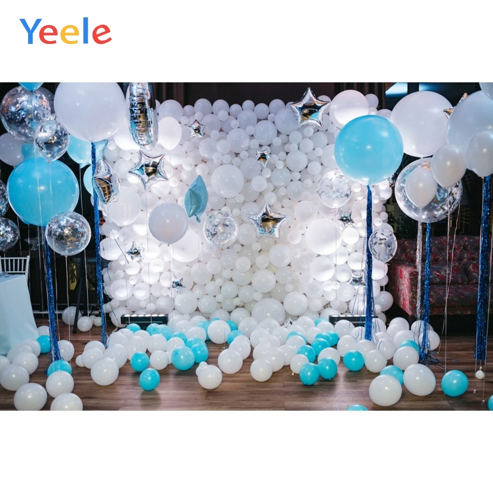 

Yeele Balloons Interior Scene Wall Party Decoration Photography Backgrounds Customized Photography Backdrops For Photo Studio