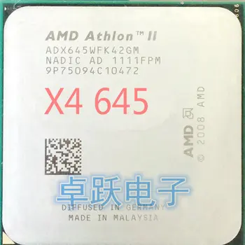 

AMD Athlon II X4 645 Processor(3.1GHz/2MB/Socket AM3)Quad-Core scattered pieces cpu free shipping