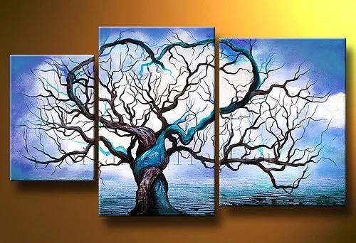 Blue Ocean White Cloud Tree