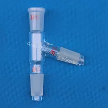 Три пути адаптер, 24/40, 75 изгиб(боросиликатное Стекло 3.3), Дистилляция голова