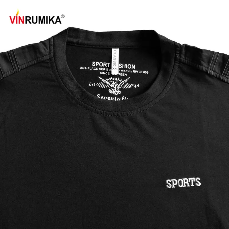 Мужская футболка черная большого размера 4XL 5XL 6XL 7XL 8XL 9XL|Футболки| |