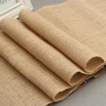 

free shipping 30*275MM jute table runner for christmas dector party , YWTN13