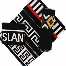 2 шт. эластичные трикотажные жаккардовые ребристые ткани для шитья манжет ног ребристый воротник рукава подол