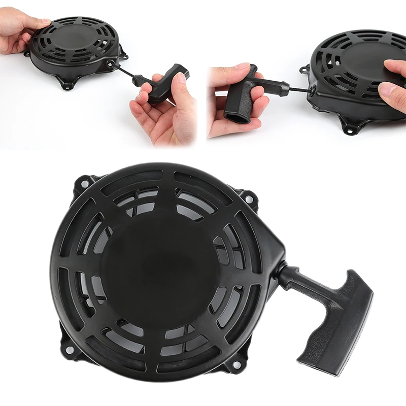 

Black Car Pull Start Recoil Starter 497680 for Briggs & Stratton Engine TORO hand starter motor