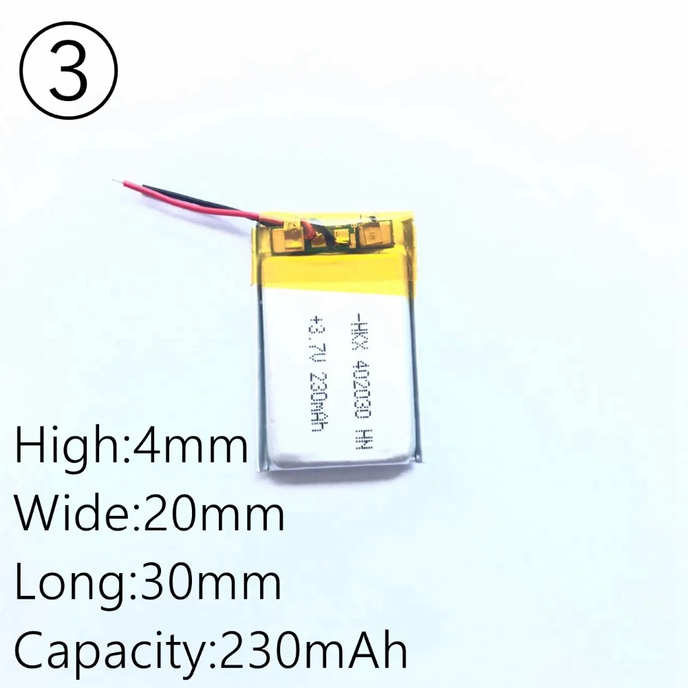 3,7 V 402030 302030 502030 602030 702030 802030 902030 литий-полимерный аккумулятор MP3 MP4 Bluetooth гарнитура gps