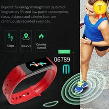 smart band низкая мощность consumpion 24 часа весь день сердечный ритм USB зарядки сообщение напоминание IP67 водонепроницаемый браслет