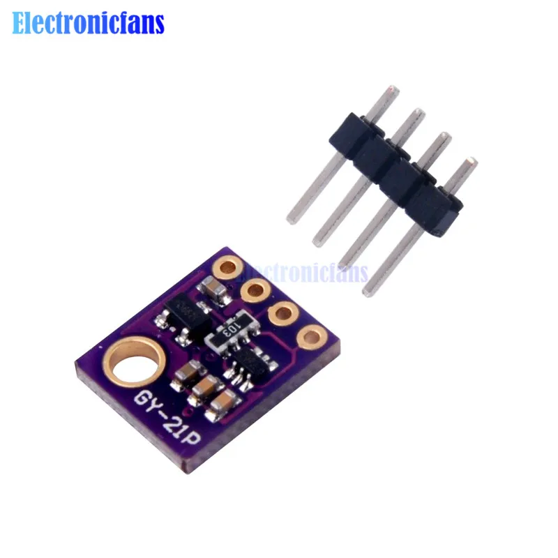 

Atmospheric Humidity Temperature Sensor Breakout Barometric Pressure on-board BMP280 SI7021 for Arduino GY-21P