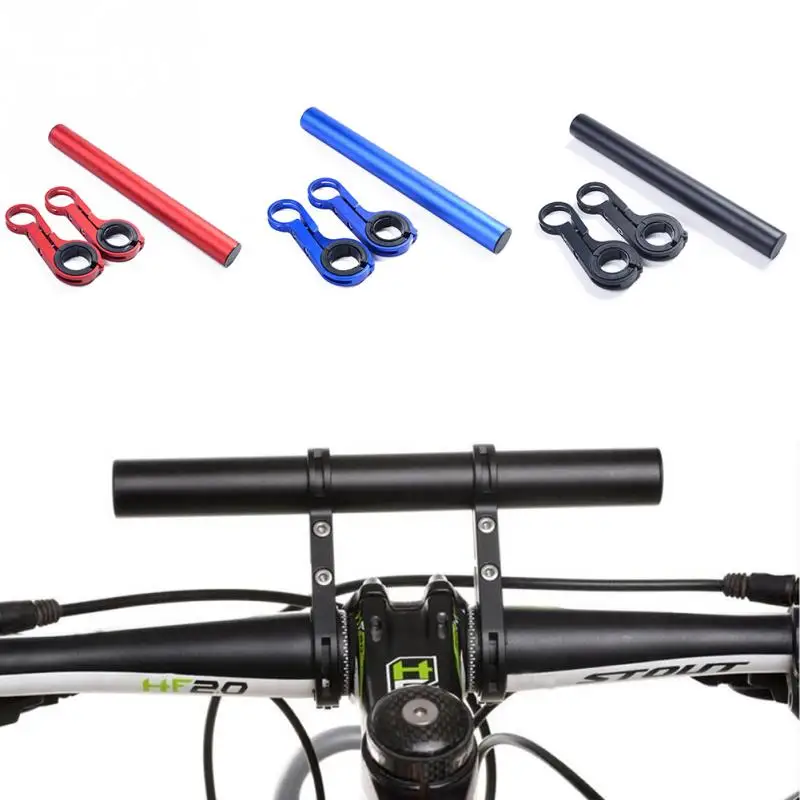 Bike Bicycle Extended Seat MTB Double Handlebar Mount Extender Holder