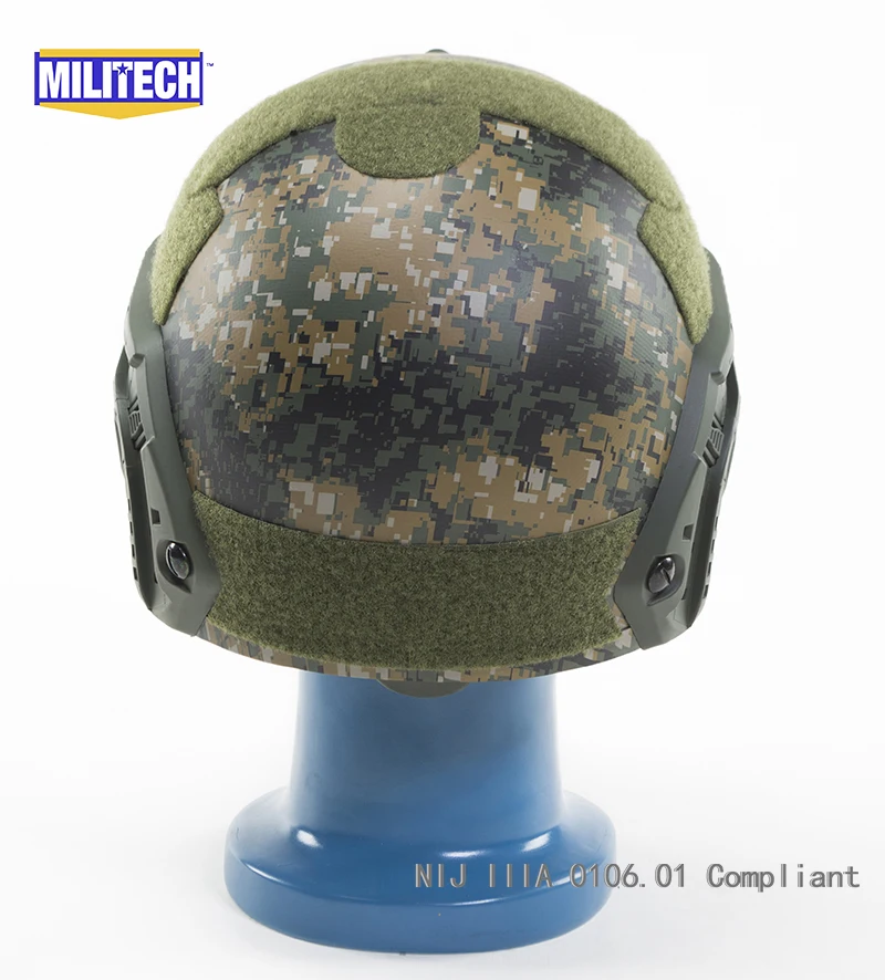 Сертификация ISO MILITECH AOR2 OCC Dial NIJ уровень IIIA 3A Быстрый пуленепробиваемый арамидный баллистический шлем с 5 лет гарантии