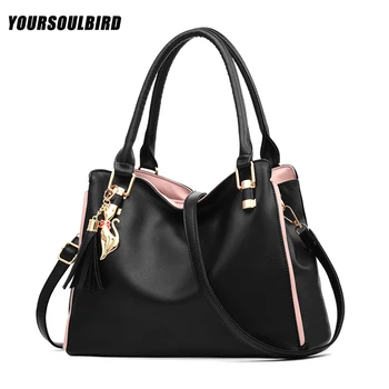 

Fashion Crossbody Shoulder luxury handbags women bags designer 2019 Big Black Leather Cluth Vintage Boho Hand Summer Evening Bag