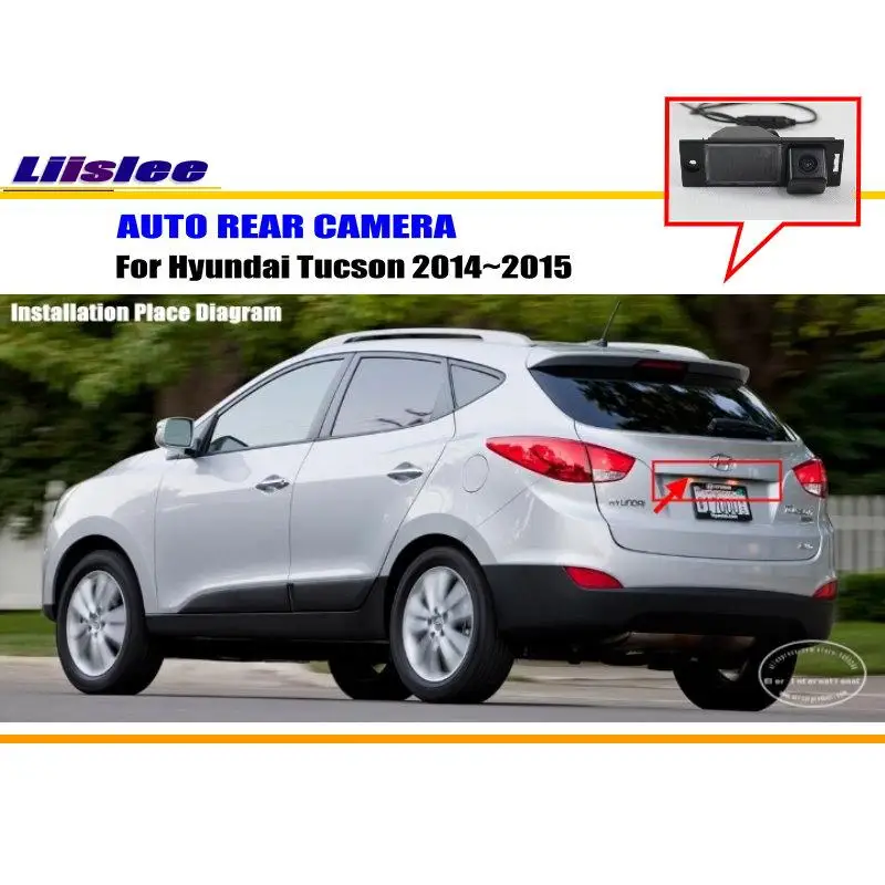 

Liislee Car Rear Camera For Hyundai Tucson 2014~2015 / Back Parking Camera / HD CCD RCA NTST PAL / License Plate Light Camera