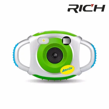

Mini Camera Creativity Neck Camera Photography for Cute Kid Portable 5MP HD Camera Support Speaker Recording 32GB SD Card