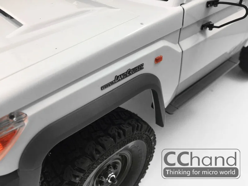 CChand 1/10 killerbody LC70 металлический логотип RC автомобиль на дороге игрушка|Детали и