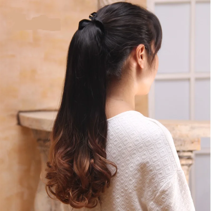 Image result for ombre ponytail