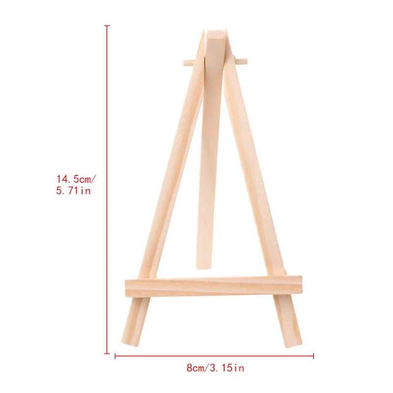 10pcs Wooden Easel Small Mini Painting Holder Display Rack for Drawing 