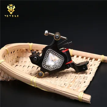 

New Original YRYTAT 10 Wrap Coil Shader Tattoo Machine Gun Handmade Diamond Luo's Tattoo Machine Gun Supply LTM27#