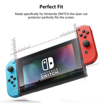 

50pcs For Nintendo Switch Tempered Glass HD Anti-Scratch Glass Screen Protector