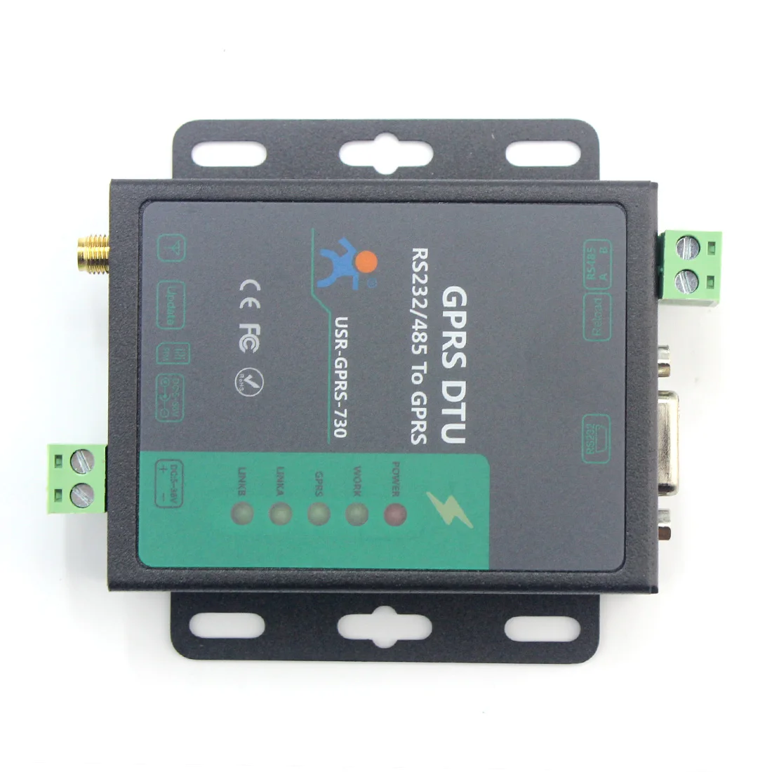 USR-GPRS232-730 RS232/RS485 GSM модемы Поддержка GSM/GPRS к последовательному преобразователю DTU управление потоком RTS CTS запчасти