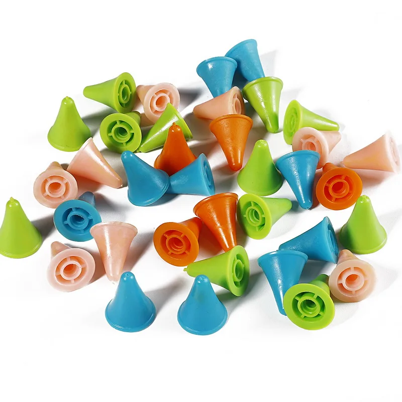 

10/20/30pcs Knitting Needles Point Protectors Cap Colorful Rubber Non-Slip Cap for Needle Knitting Craft Sewing Tools Accessory