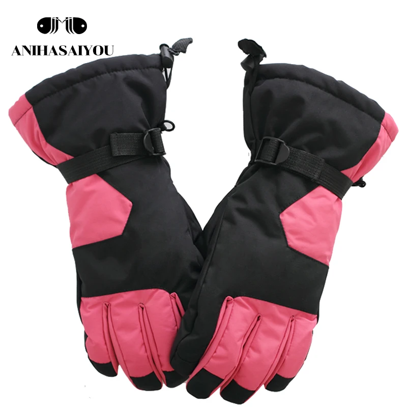 

Cold winter women's winter mittens thickening winter gloves women outdoor snow skiing warm gloves female winter