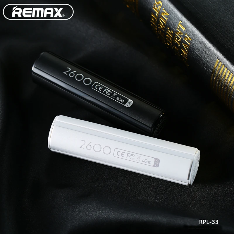Remax Portable Power-Bank 2600 MAh Mini External Battery Charger 18650 Power Bank Batteries For Xiomi Mi Iphone Usb Pover Bank Remax Portable Power-Bank 2600 MAh Mini External Battery Charger 18650 Power Bank Batteries For Xiomi Mi Iphone Usb Pover Bank