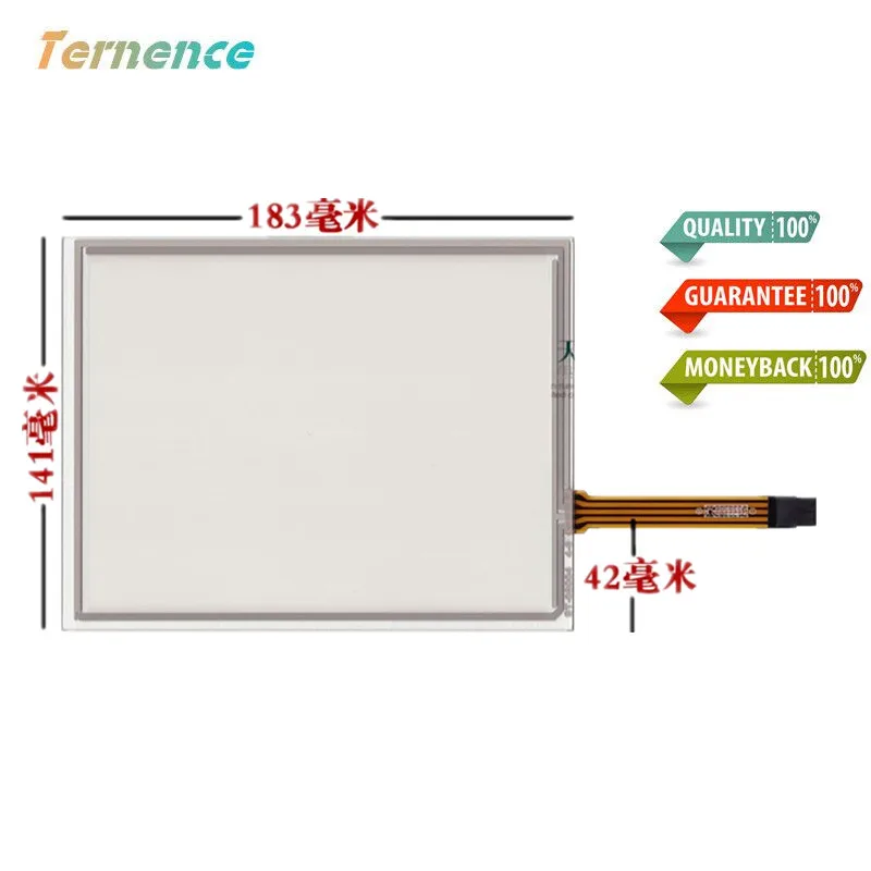 " дюймовый 4 провода резистивный экран EJ080NA-05B сенсорный экран панели машины промышленного оборудования дигитайзер стекло сенсор 141*183 мм