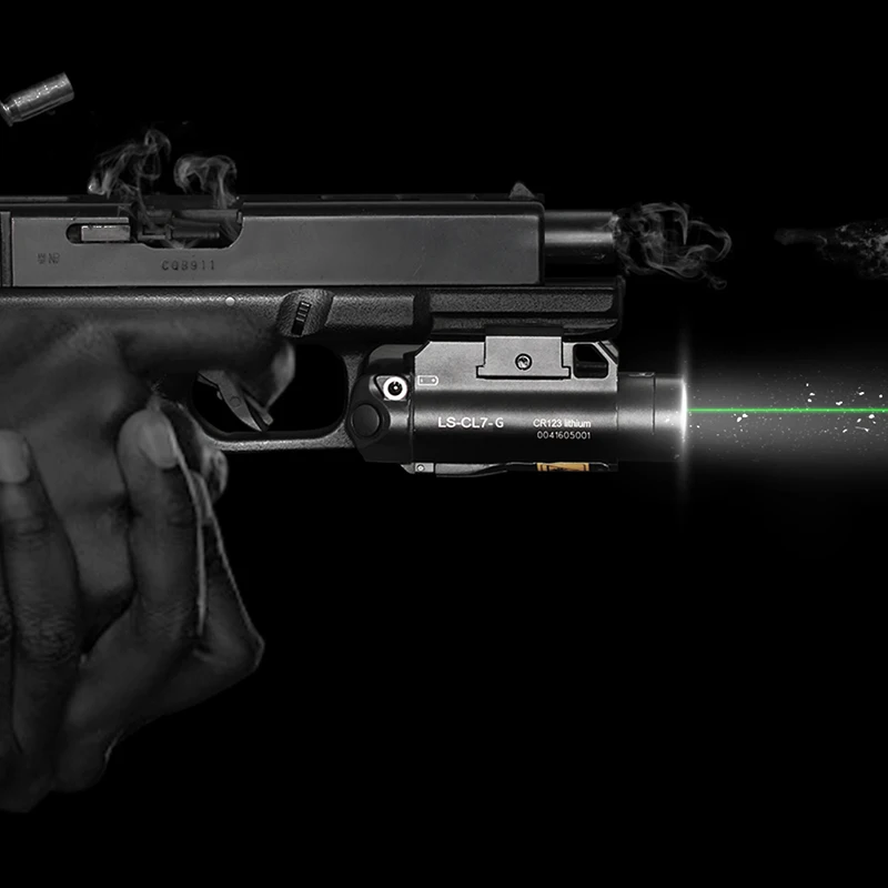 

LASERSPEED Handgun Green Laser Weapon Light Combo Hunting Shooting Laiser Militar Poderoso Laser Designator With Rail Mount