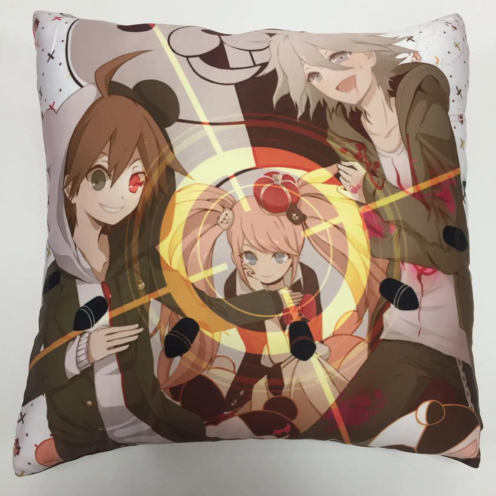 Чехол с рисунком из аниме Super Danganronpa джунко эношима Nagito Komaeda двухсторонняя подушка