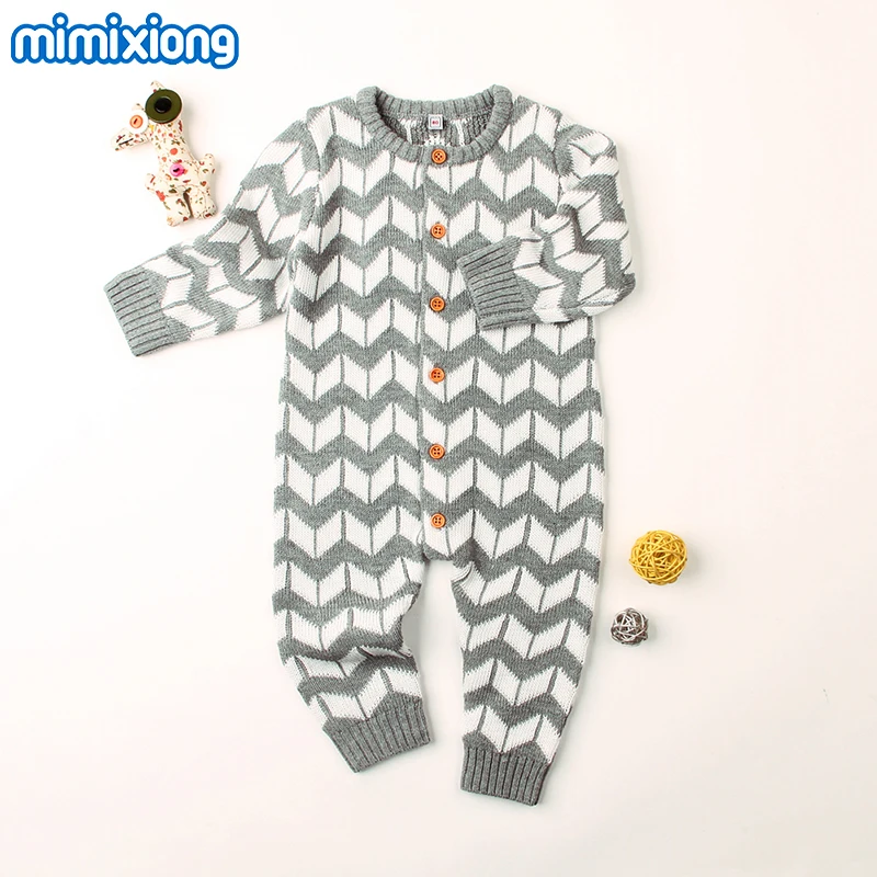 Recién Nacido bebé niño niña de punto Infantil monos primavera niño Bebes de manga larga overoles trajes de niños 0-24 M Recién Nacido bebé niño niña de punto Infantil monos primavera niño Bebes de manga larga overoles trajes de niños 0-24 M