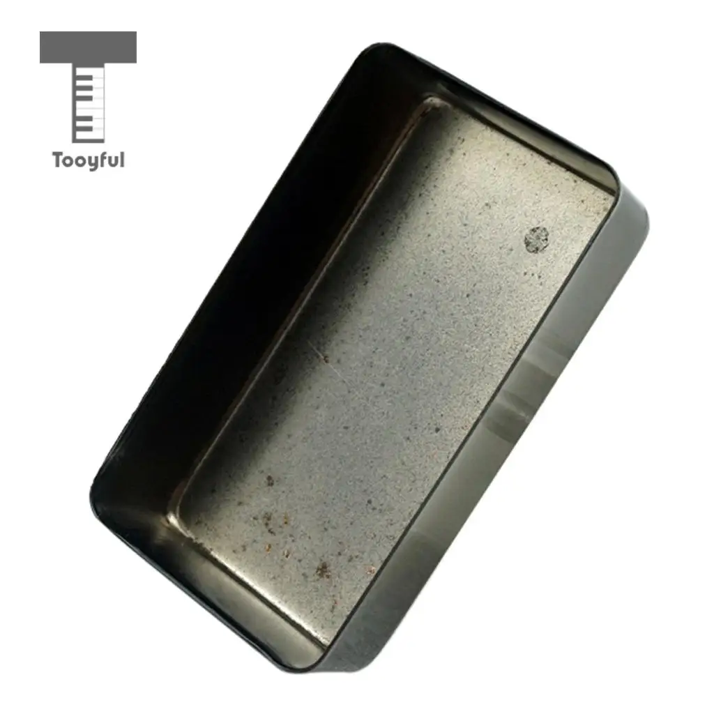 Tooyful 2 Pcs Sealed Closed Double Coil Humbucker Pickup Cover for Electric Guitar Parts