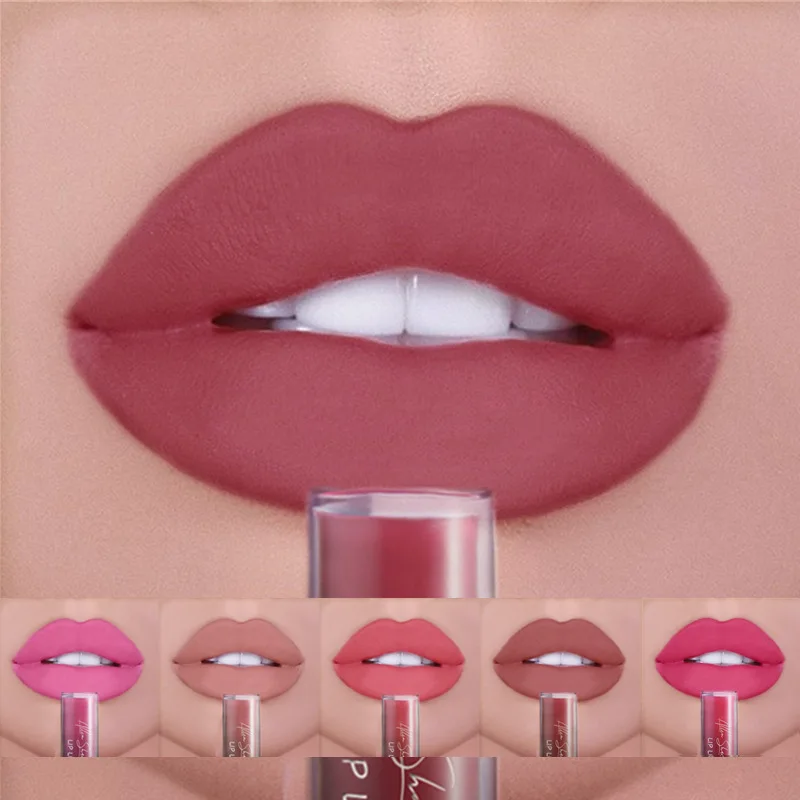 12 Colors Waterproof Lip Tint Long Lasting Lip Stain Red Velvet Lips Makeup Matte Lip Gloss 3