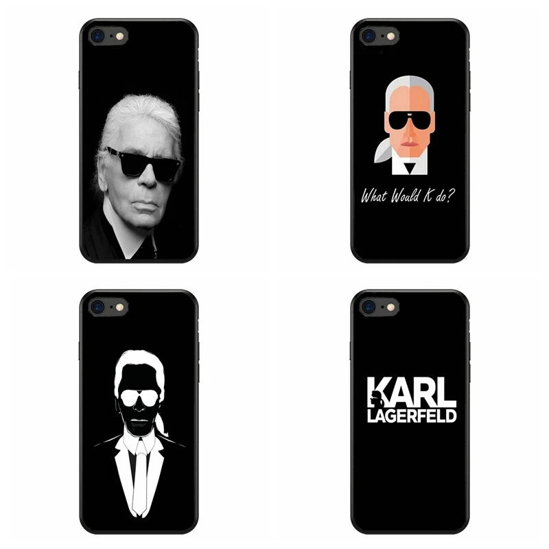 

Karl Lagerfeld soft Silicone phone case for iPhone 8 7 6 6S Plus X XS MAX XR 10 5S SE Coque Shell