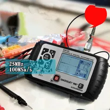 all sun 2 in1 Multifunction Oscilloscope 25MHz Multimeter Digital Handheld Scopemeter Voltmeter Ohmmeter Capacitance EM125