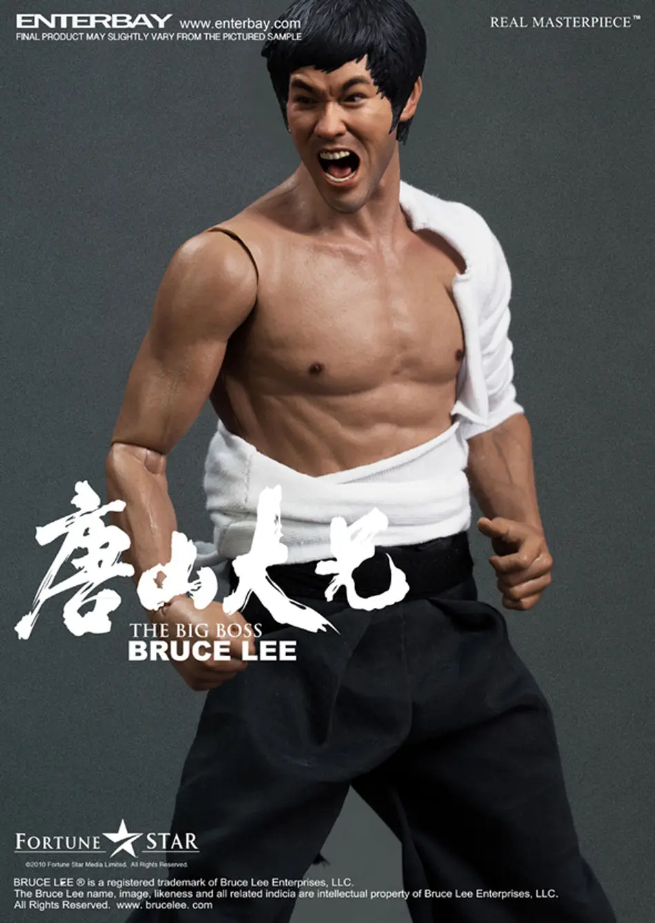 

Bruce Lee Action Figure 1/6 The Big Boss Kung Fu Master Man Star Model Toys Hobby Collections
