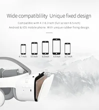 Bobovr z6 óculos de realidade virtual vr 3d, bluetooth, óculos inteligente vr fones de ouvido bobo vr para 4-6 polegada telemóvel