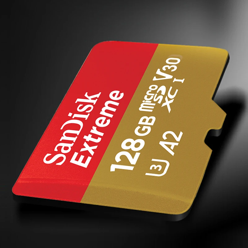 Sandisk оригинальная 100% новая Экстремальная карта памяти Micro SD U3 A2 microSDXC V30 64G128G256G TF со