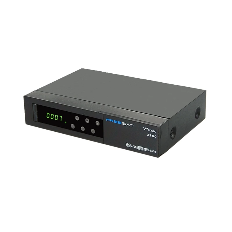 DVB-S2 ATSC спутниковый ресивер Freesat V7 Combo ATSC Северная Америка поддержка PowerVu Biss Youporn