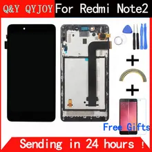 LCD Pour Xiaomi Redmi Note 2 LCD Affichage Et Écran Tactile Pour Redmi Hongmi Note 2 Digitizer Assemblée + Outils + verre