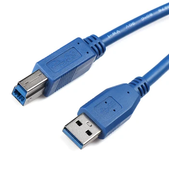 

USB Printer Cable USB Type A Male To B Male USB 3.0 Cable for Canon Epson HP ZJiang Label Printer DAC USB Printer