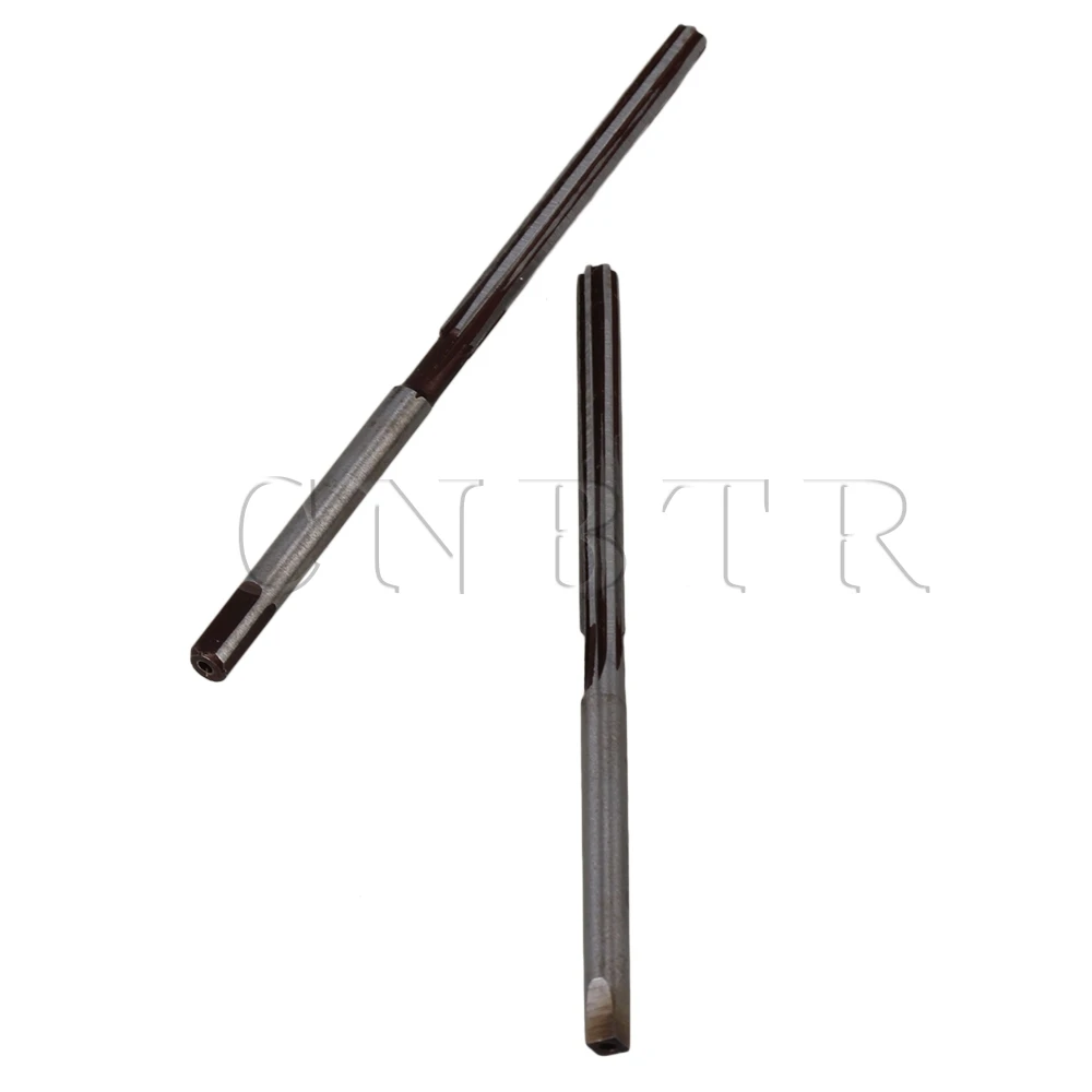 CNBTR 2pcs 3mm Cutting Dia 6 Flutes HSS Hand Reamer Milling Cutter 62mm Longin Reamer from