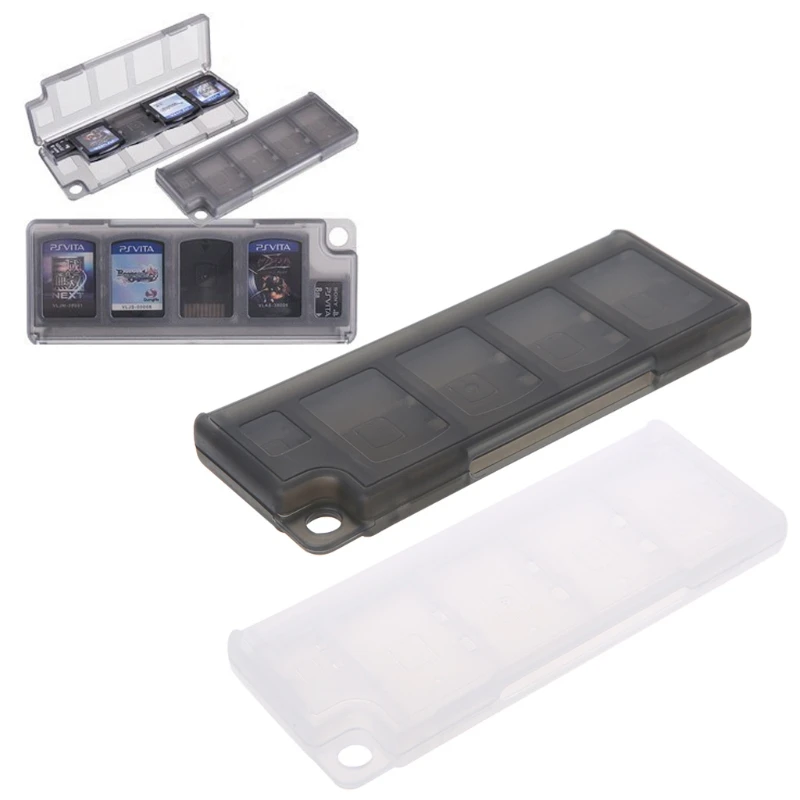Портативный держатель для карт памяти 10 в 1, чехол для карт памяти, коробка, держатель для игровых карт, черный