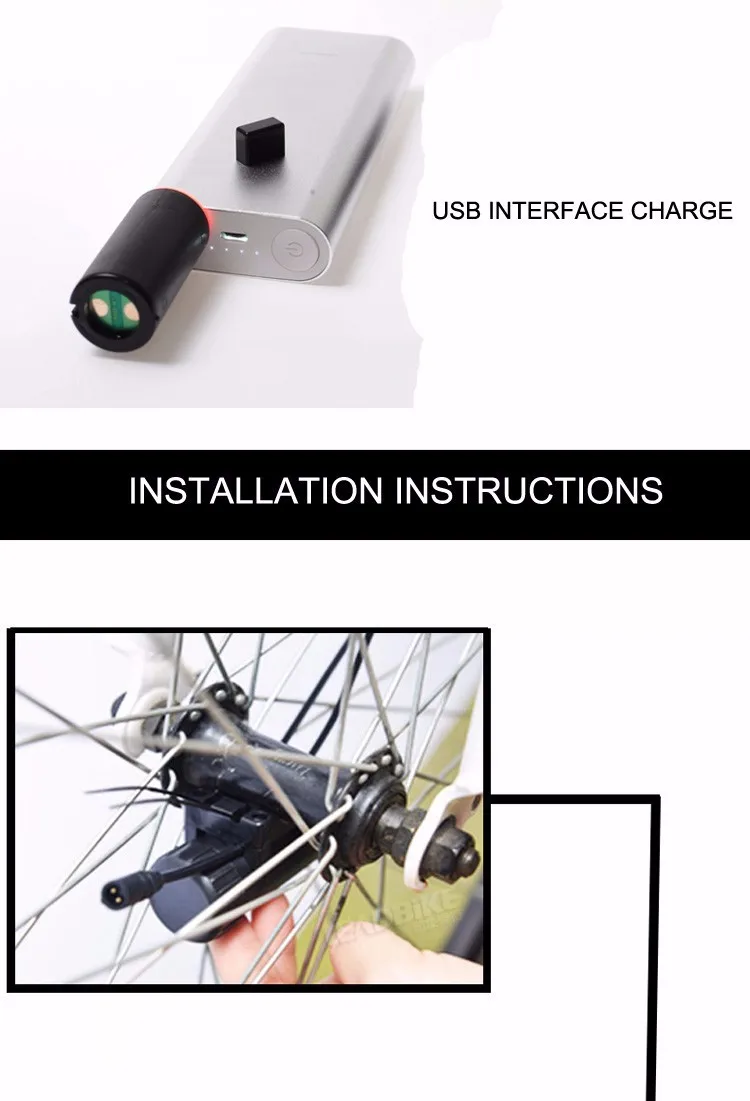 Flash Deal Leadbike New 64 LED RGB Bicycle Wheel Spoke Light Waterproof Programmable DIY Light Bike Smart Lamp Double-sided Display Pattern 6
