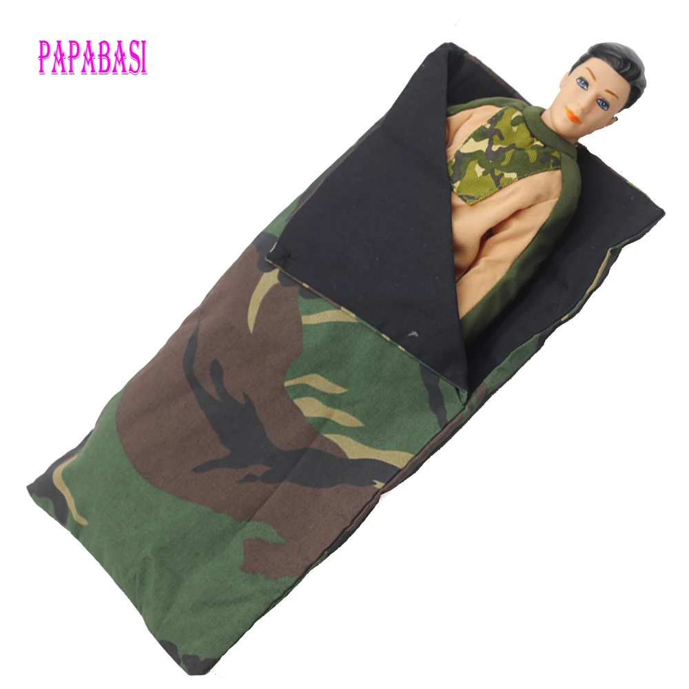 

1pcs Carrying Bag Out Package A sleeping bag for Barbie doll Ken boy friend Doll Accessories bag free shipping