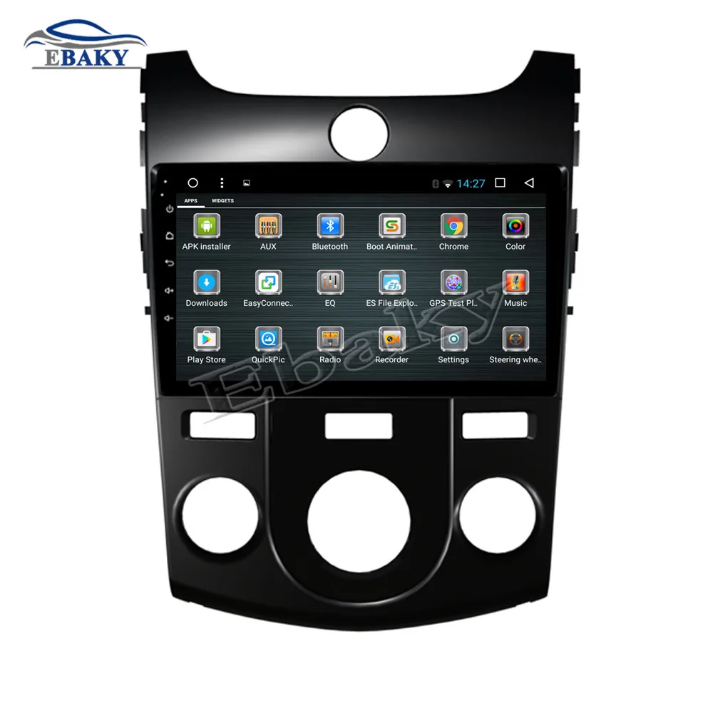 Sale NaviTopia 9inch 1GB/2GB RAM Quad Core/Octa Core Android 7.1/8.1 Car DVD Radio for KIA Forte/Cerato 2009- with GPS 4