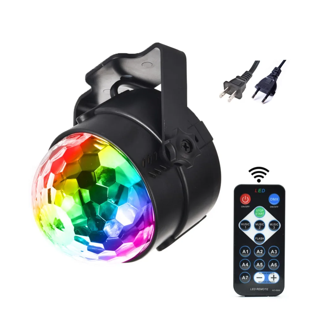 مصغرة RGB 3 W كريستال سحر الكرة Led مصباح منصة DJ KTV ضوء ليزر للديسكو مصابيح حفلات الصوت IR التحكم عن بعد جهاز عرض الكريسماس مصغرة RGB 3 W كريستال سحر الكرة Led مصباح منصة DJ KTV ضوء ليزر للديسكو مصابيح حفلات الصوت IR التحكم عن بعد جهاز عرض الكريسماس