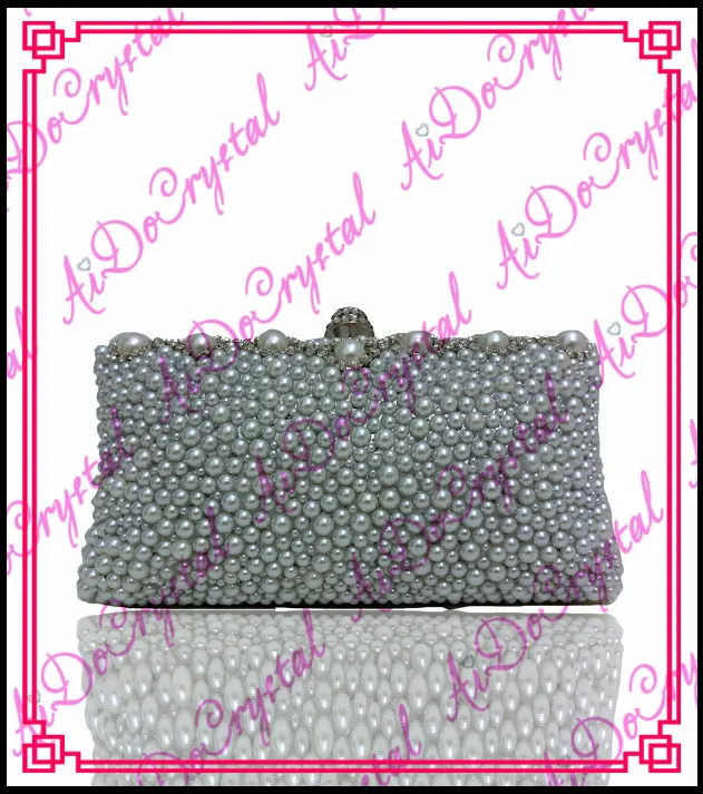 Aidocrystal grey crystal stones paved clutch bag and slip on high heeled shoes for party