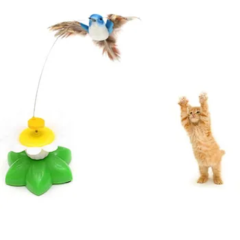 

Electric Swivel Seat Birdie Funny Cat Pet Toy Cat Kitten Juguete Para Gatos Kattenspeelgoed Cat Toy Interactive Zabawka Dla Kota