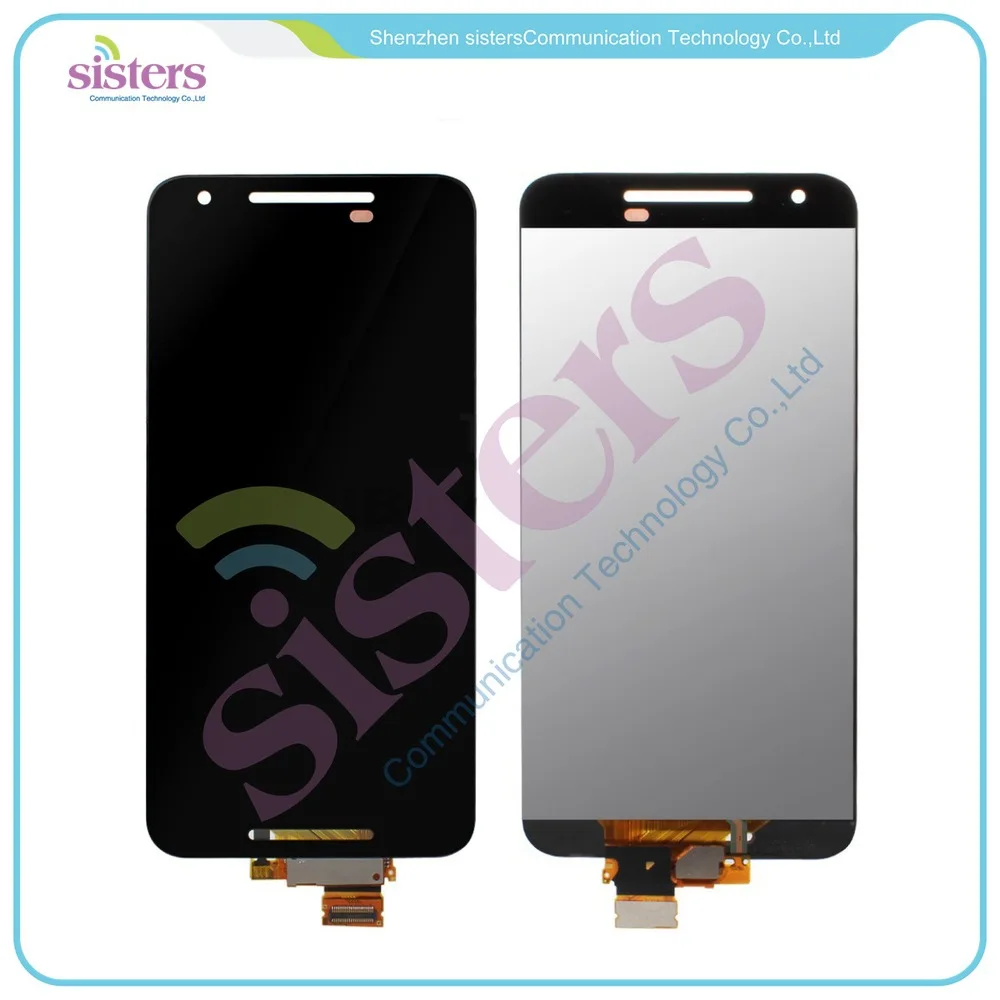 

5pcs New A+ Quality Black Touch Screen Digitizer + LCD Display Full Assembly for LG Google Nexus 5X Free Shipping