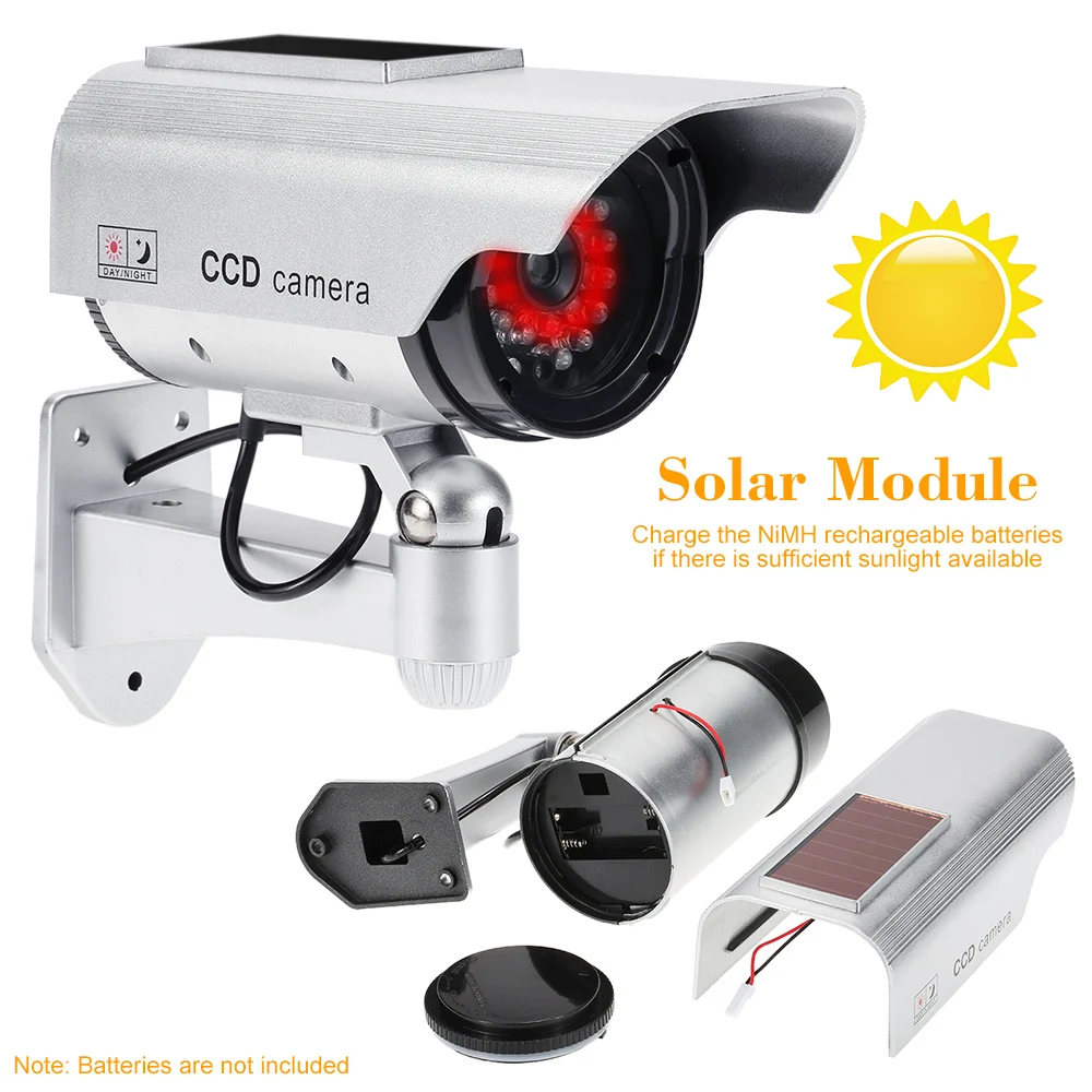 bilder für Simulation Gefälschte Kamera Solar Power Dummy Kamera Wasserdichte Outdoor Sicherheit Videoüberwachung Dummy Kamera Kugel Mit LED-Licht bilder für Simulation Gefälschte Kamera Solar Power Dummy Kamera Wasserdichte Outdoor Sicherheit Videoüberwachung Dummy Kamera Kugel Mit LED-Licht