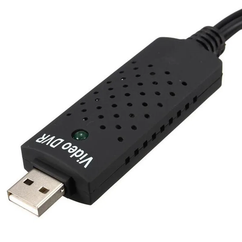Hot sell USB 2.0 Video Easycap TV DVD VHS Capture Card Audio AV Easiercap Adapter for Computer